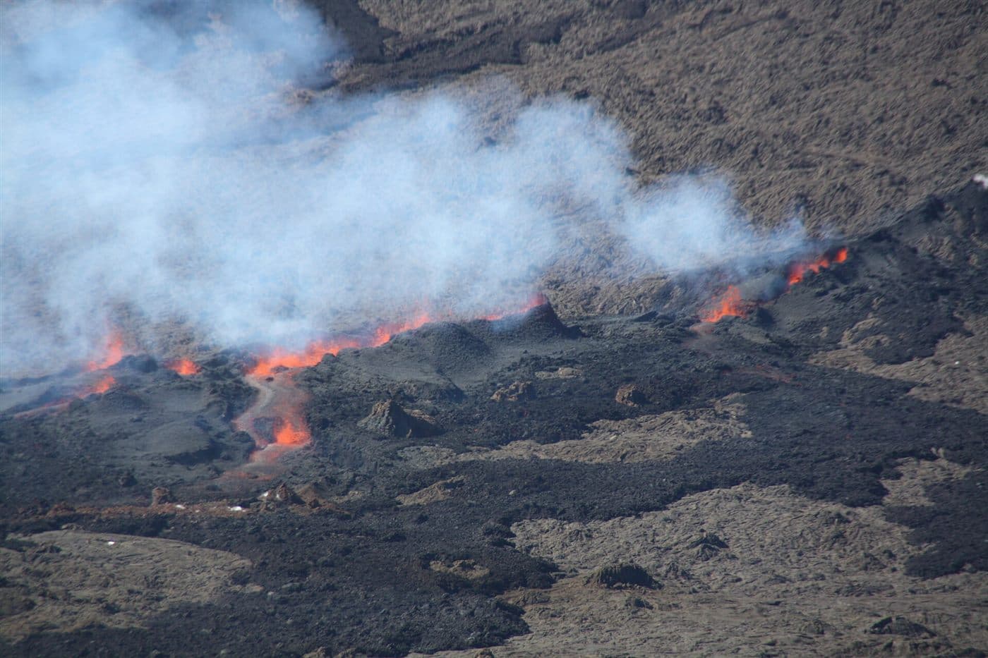 Coulée de lave du Piton de la Fournaise